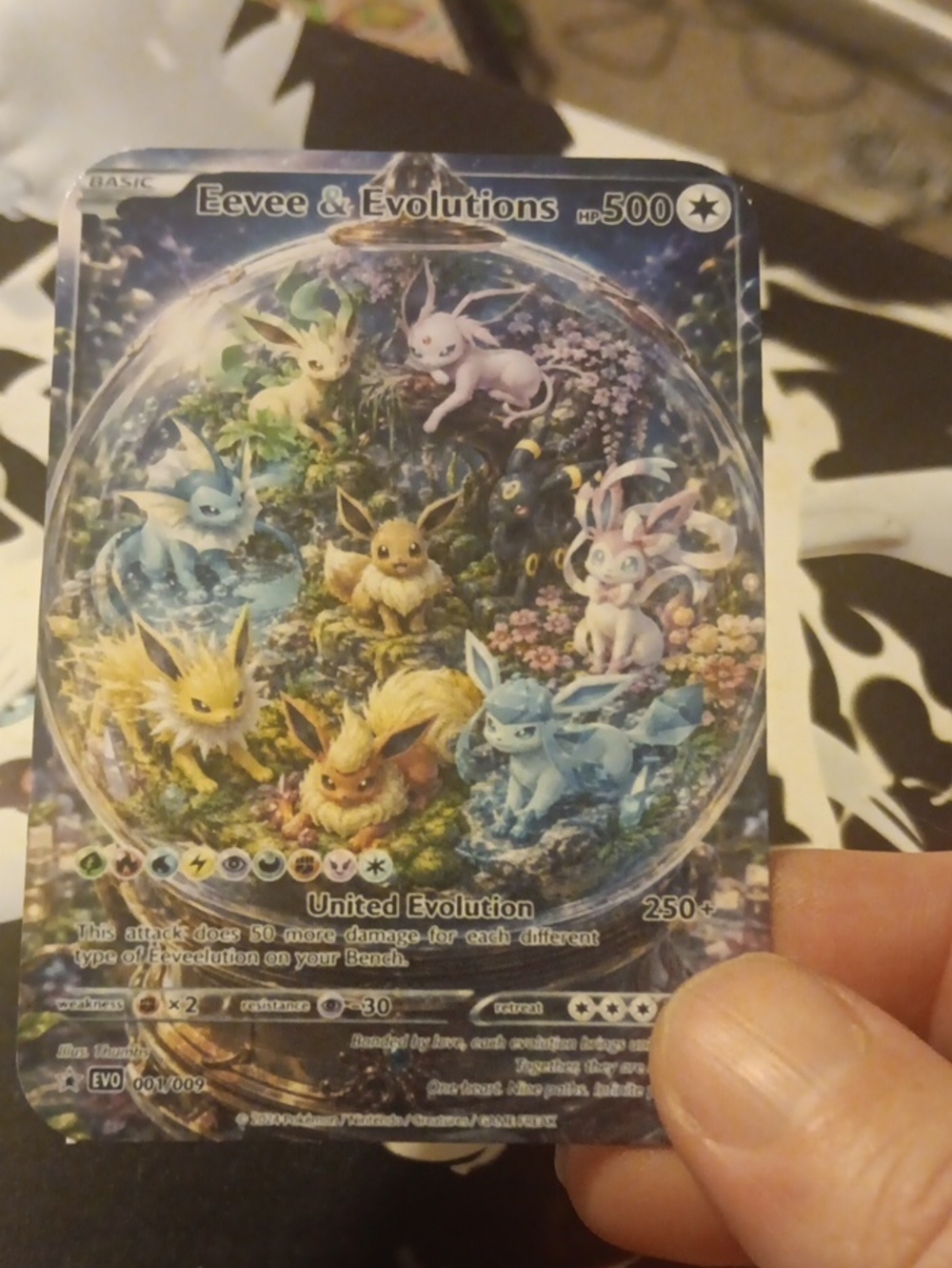 Eevee & Evolutions Collector Card - Multicolor